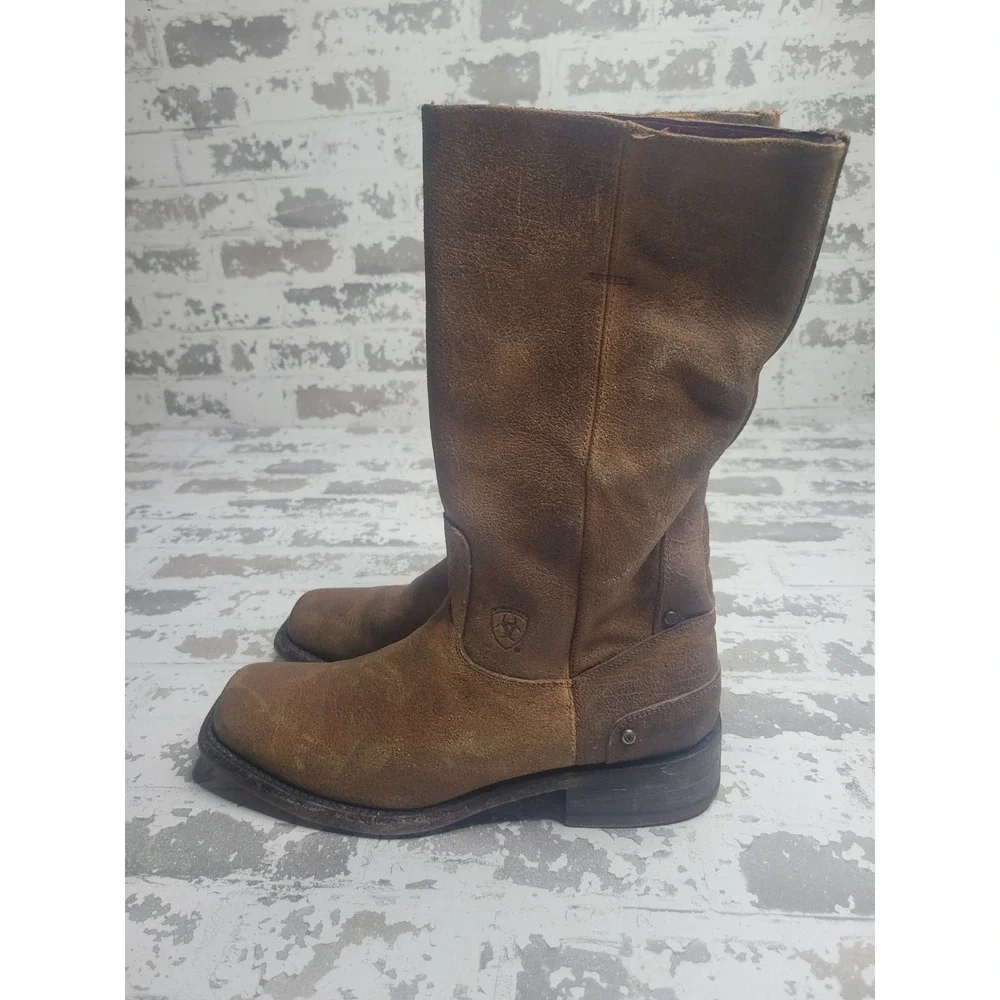 Ariat Coronado Brown Suede Boots Women's 10B‎